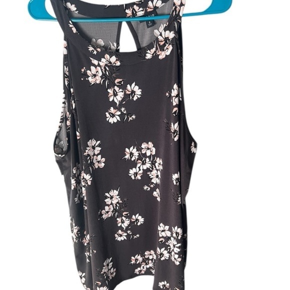 torrid Tops - Torrid Black Floral Tank Top
